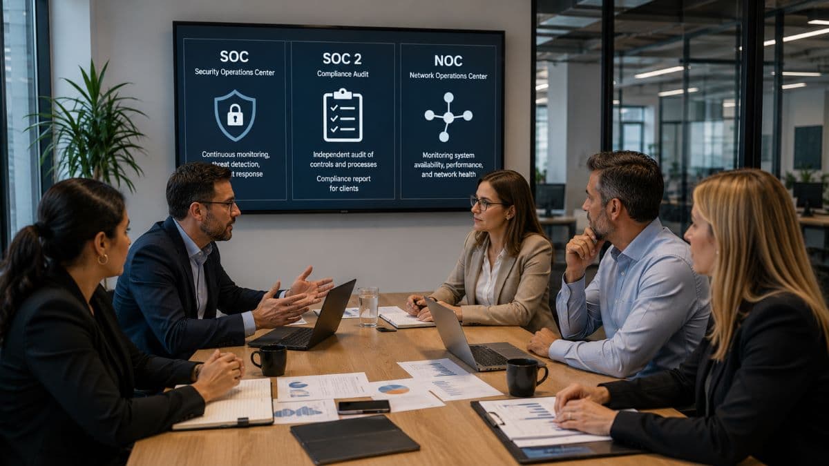 Comparing security compliance and network operations