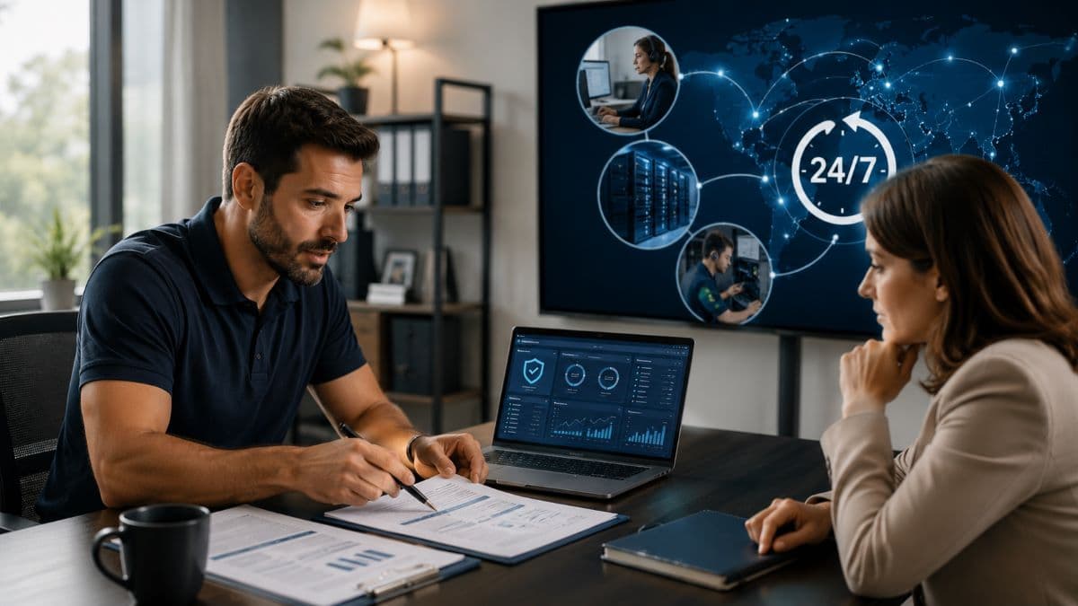 Reviewing IT support contract coverage details