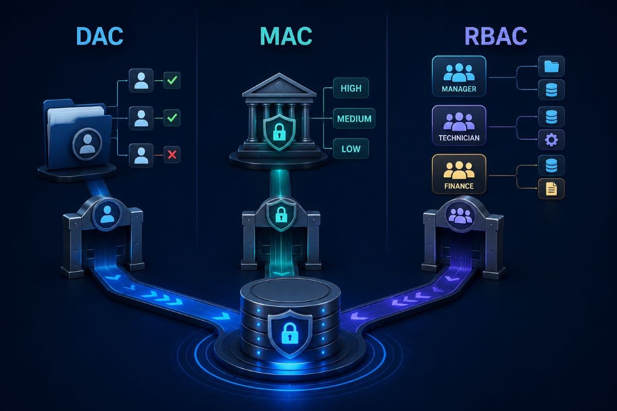 Comparison of DAC MAC and RBAC models