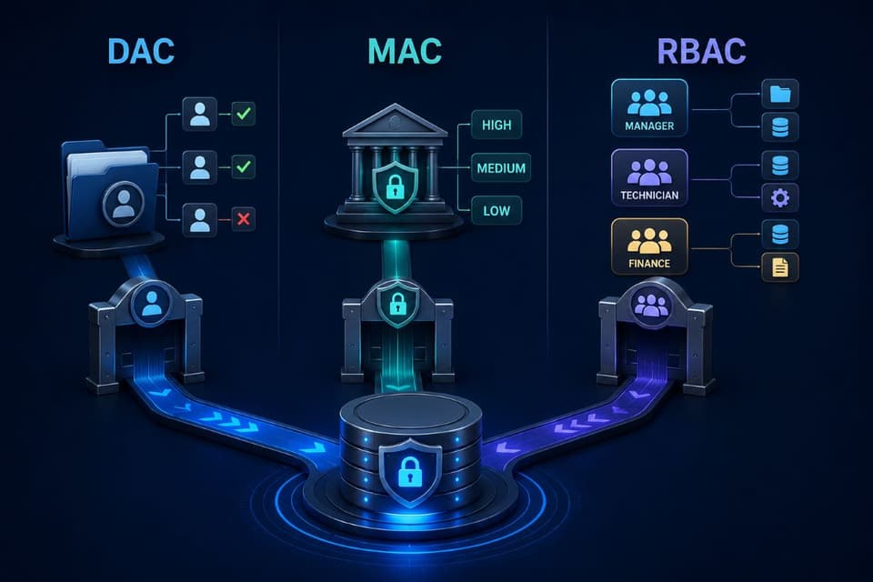 Comparison of DAC MAC and RBAC models