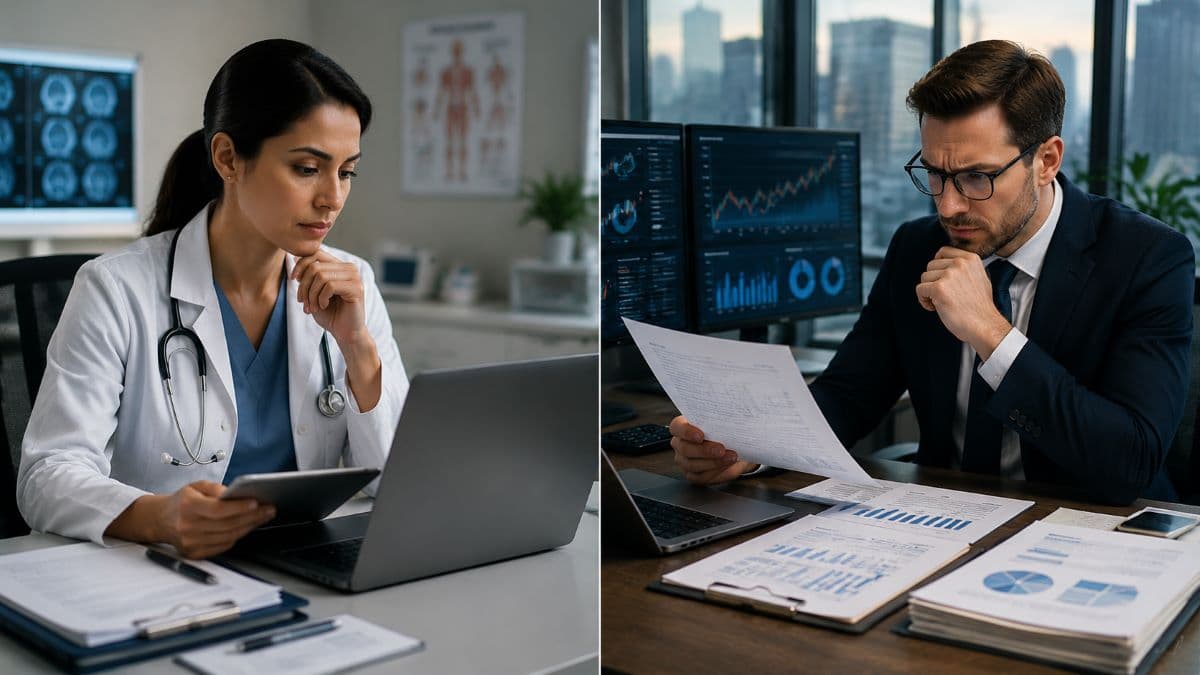 Healthcare and finance compliance professional environments