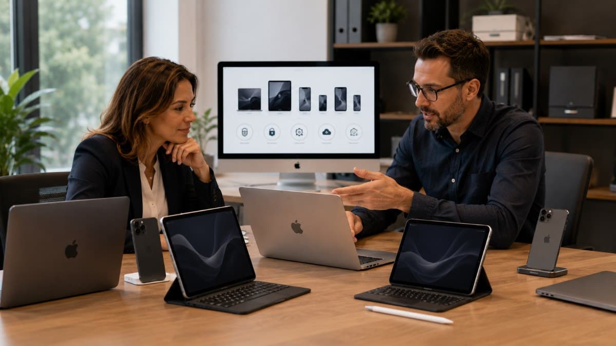 Business evaluating Apple device management solutions