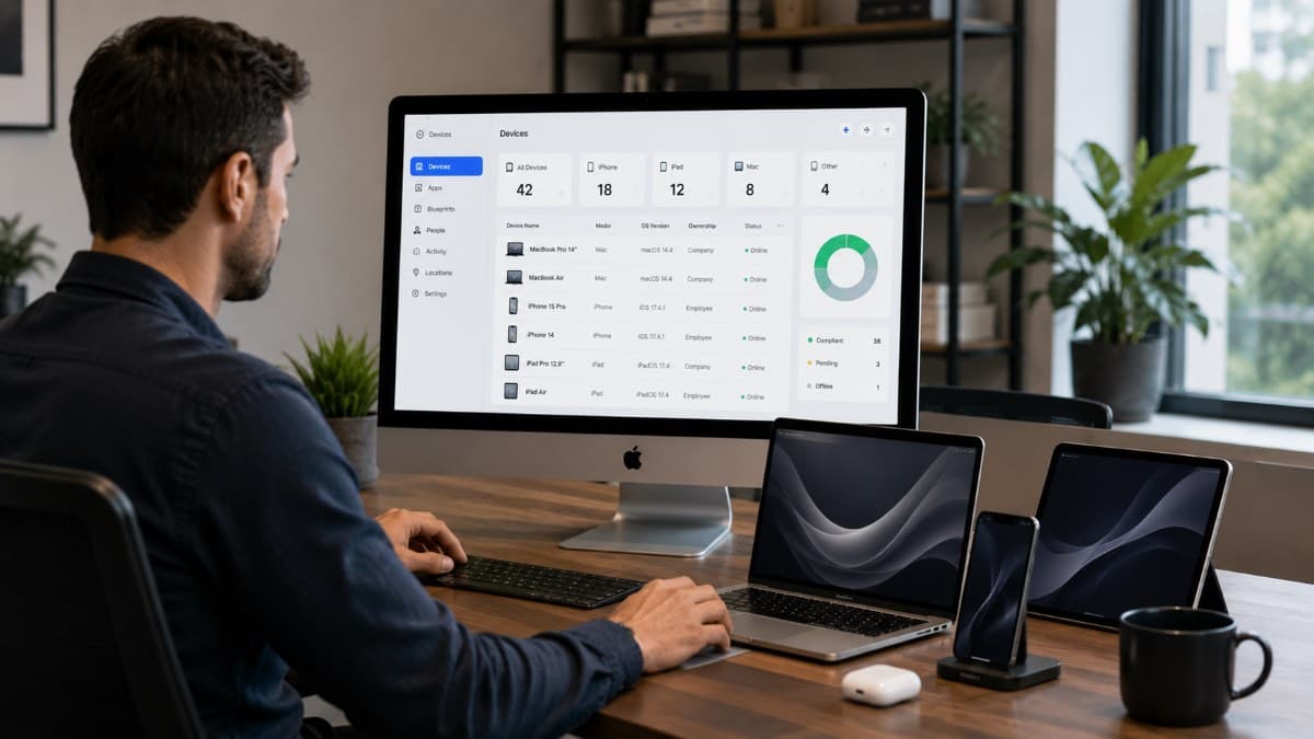Centralized Apple device management across business fleet