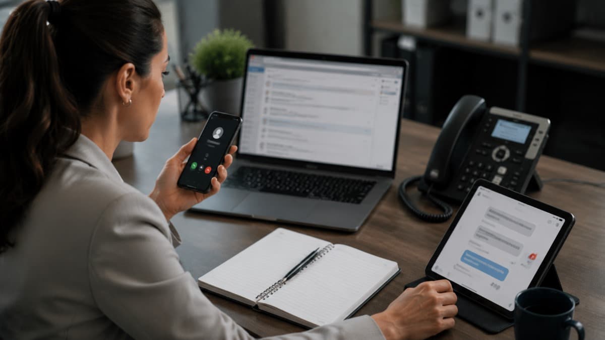 multiple devices showing communication attack channels