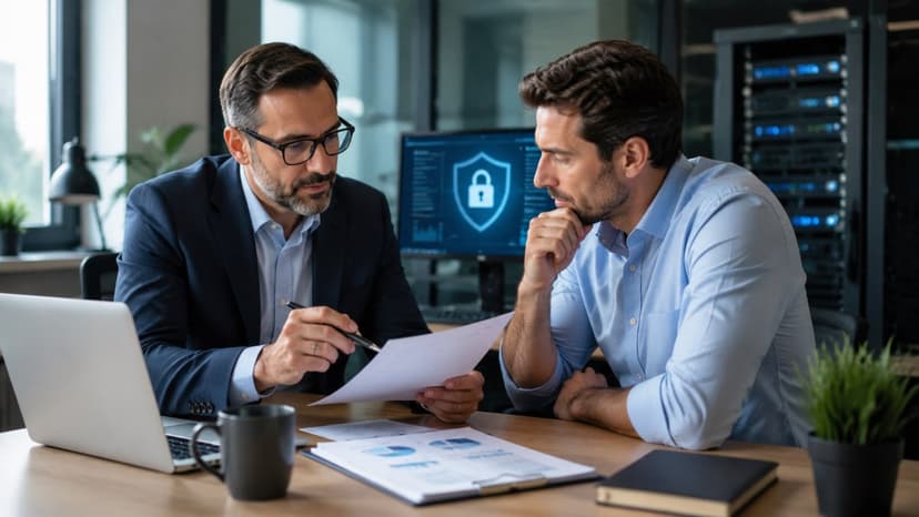 Cyber insurance planning with business security