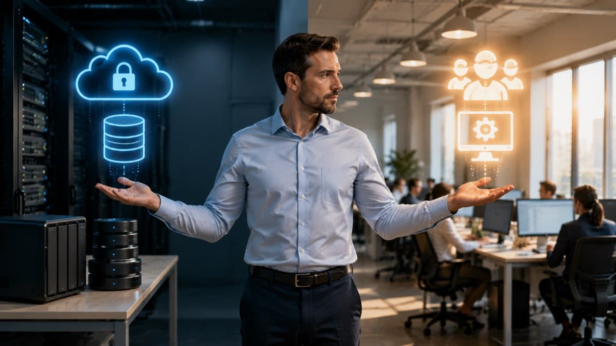comparing data backup and business recovery