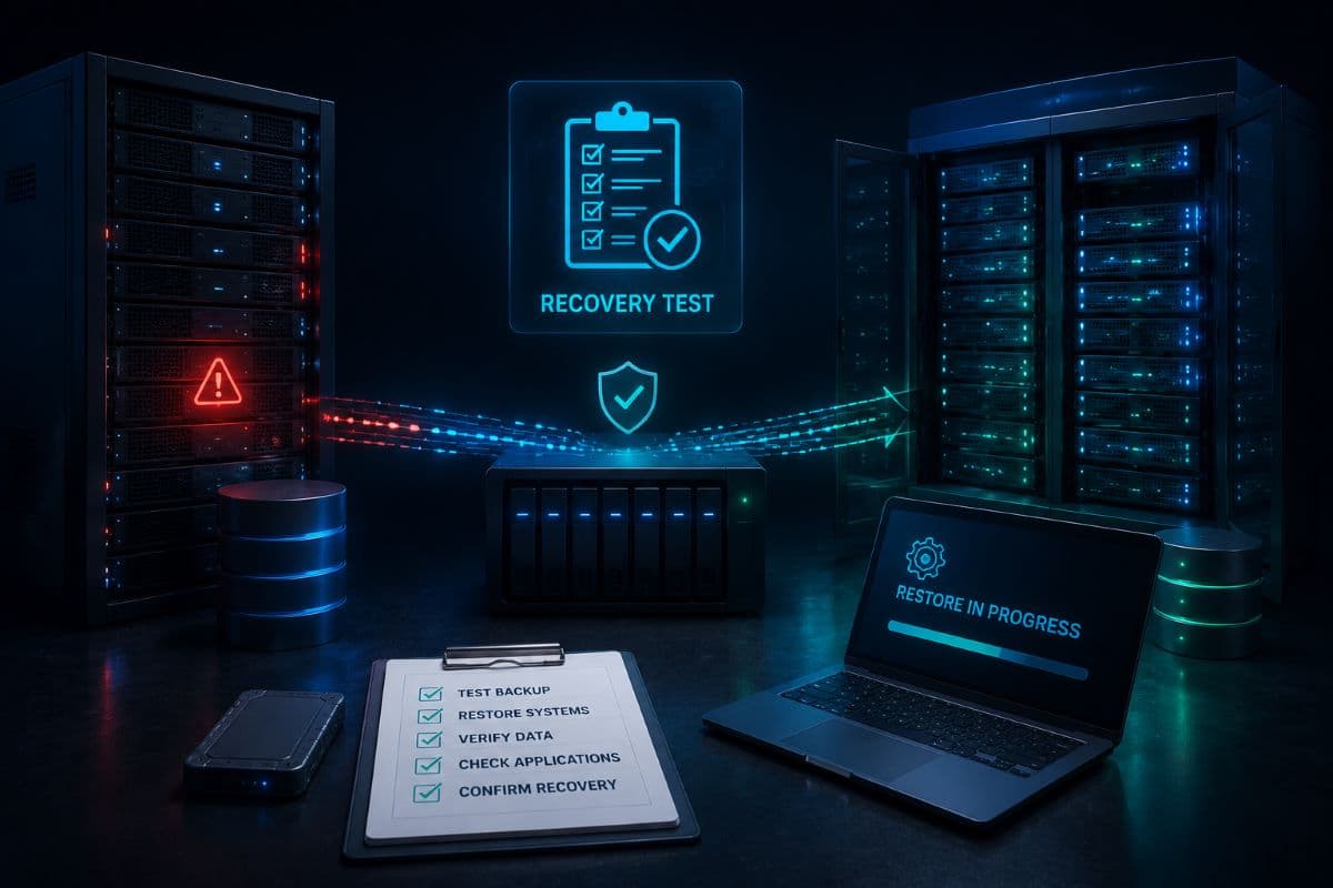 Backup recovery testing and validation process
