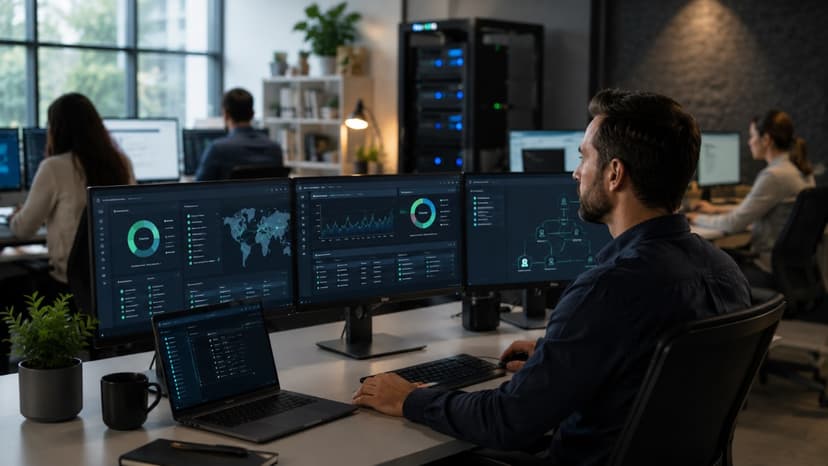 Modern cybersecurity operations protecting business endpoints