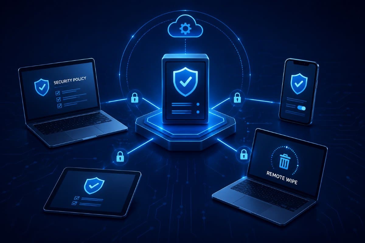 Centralized management for business mobile devices