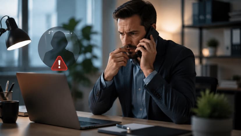 cybersecurity social engineering office tension scene