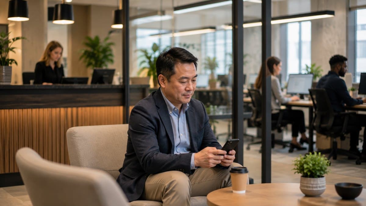 Guest wireless access separated from business network