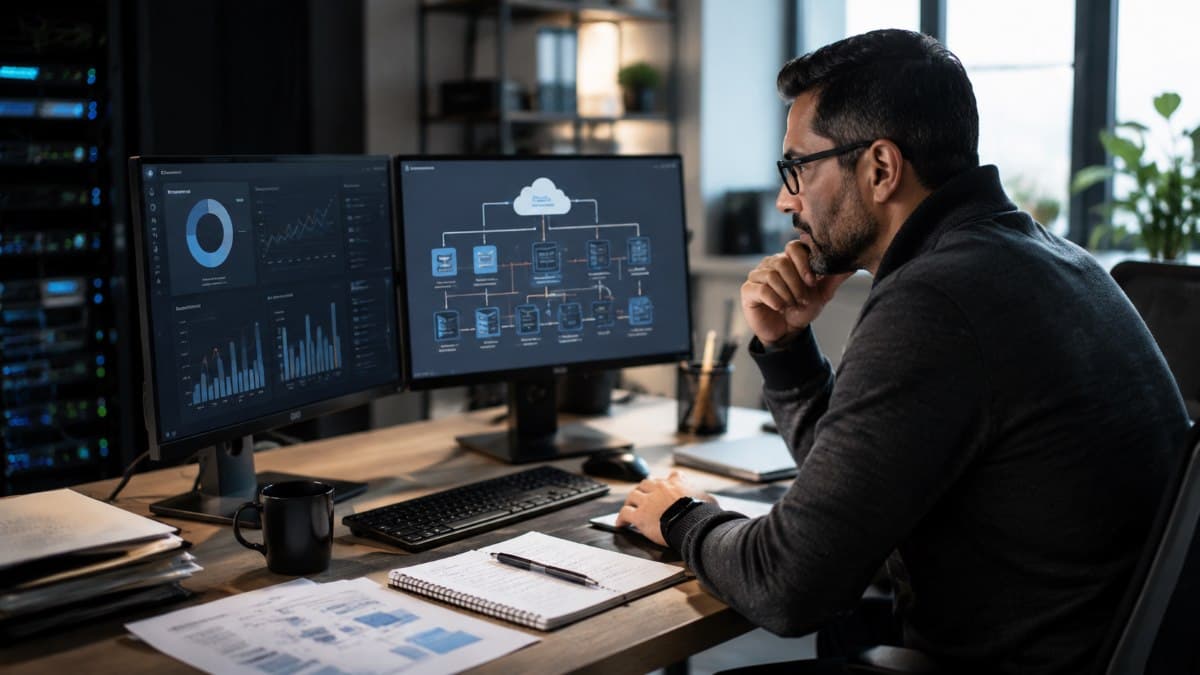 cloud engineer optimizing resource usage