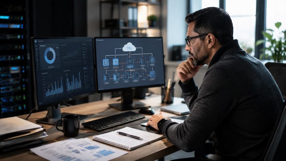 cloud engineer optimizing resource usage