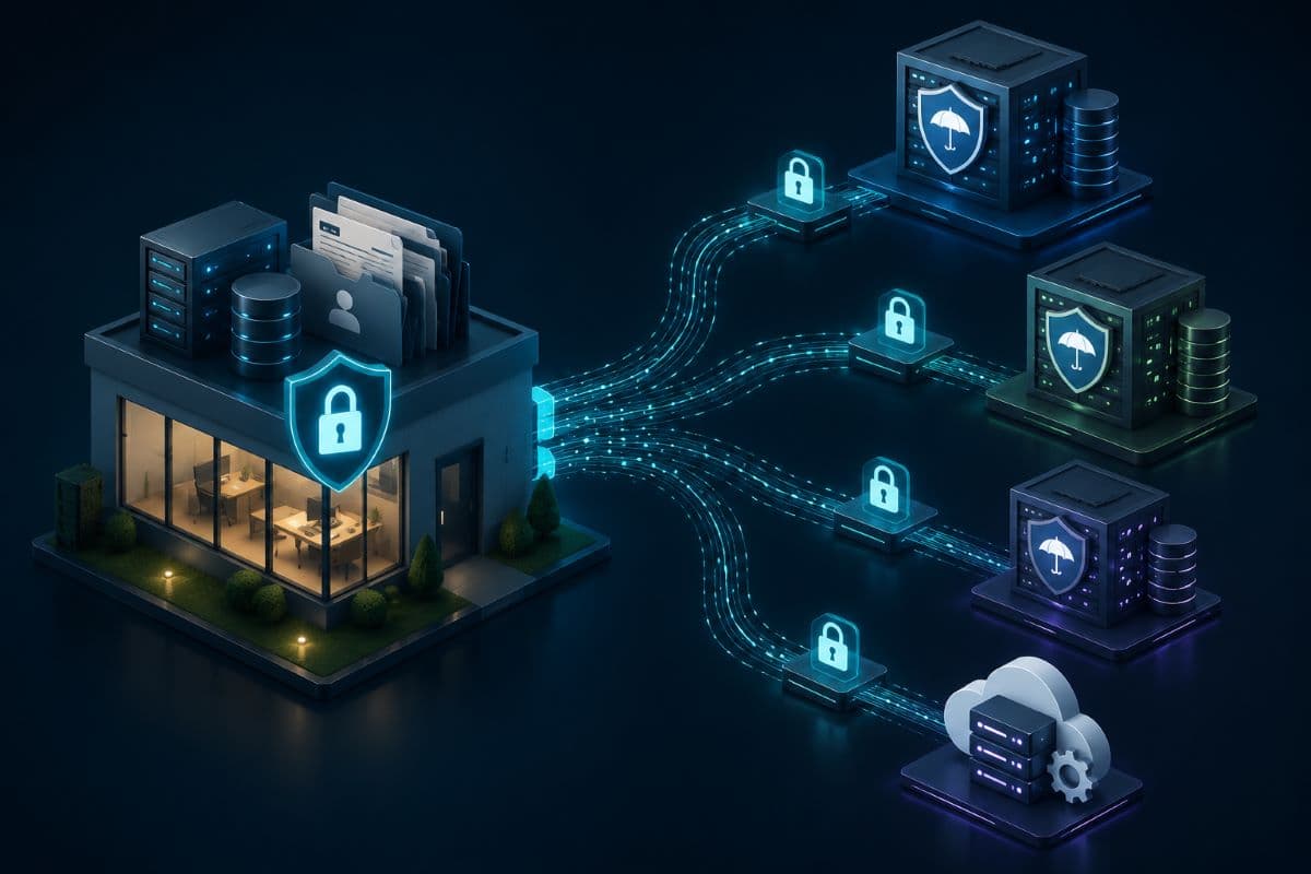 Secure data flow between insurance systems