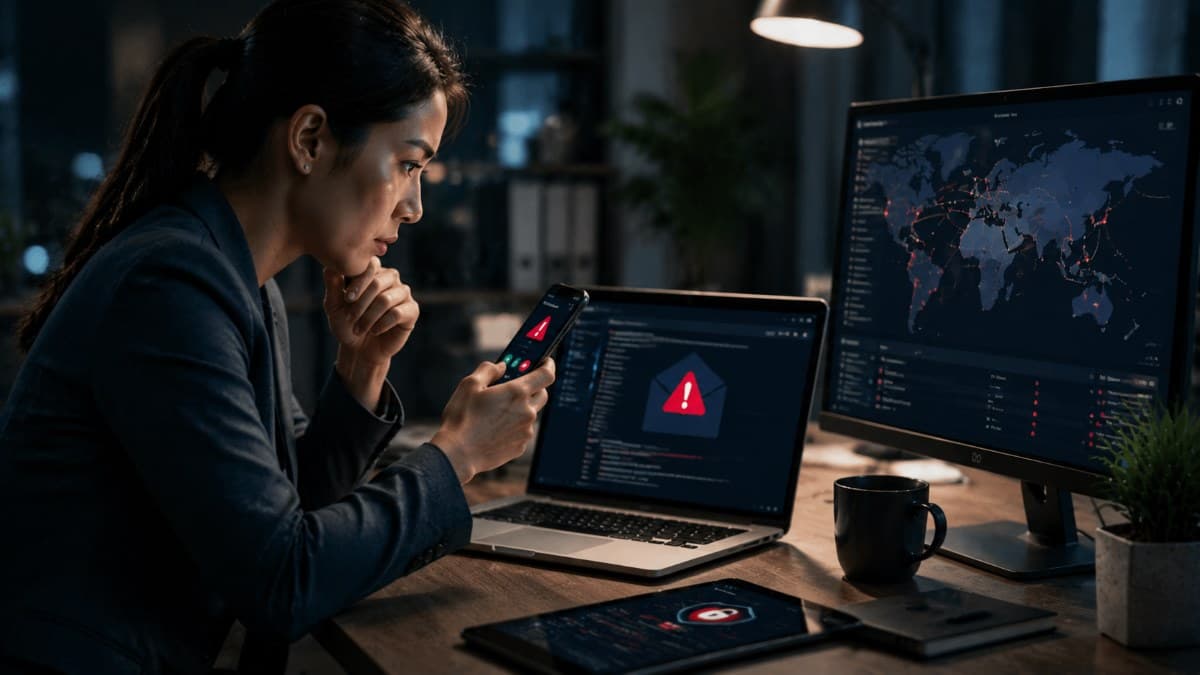 Modern phishing attack investigation with devices