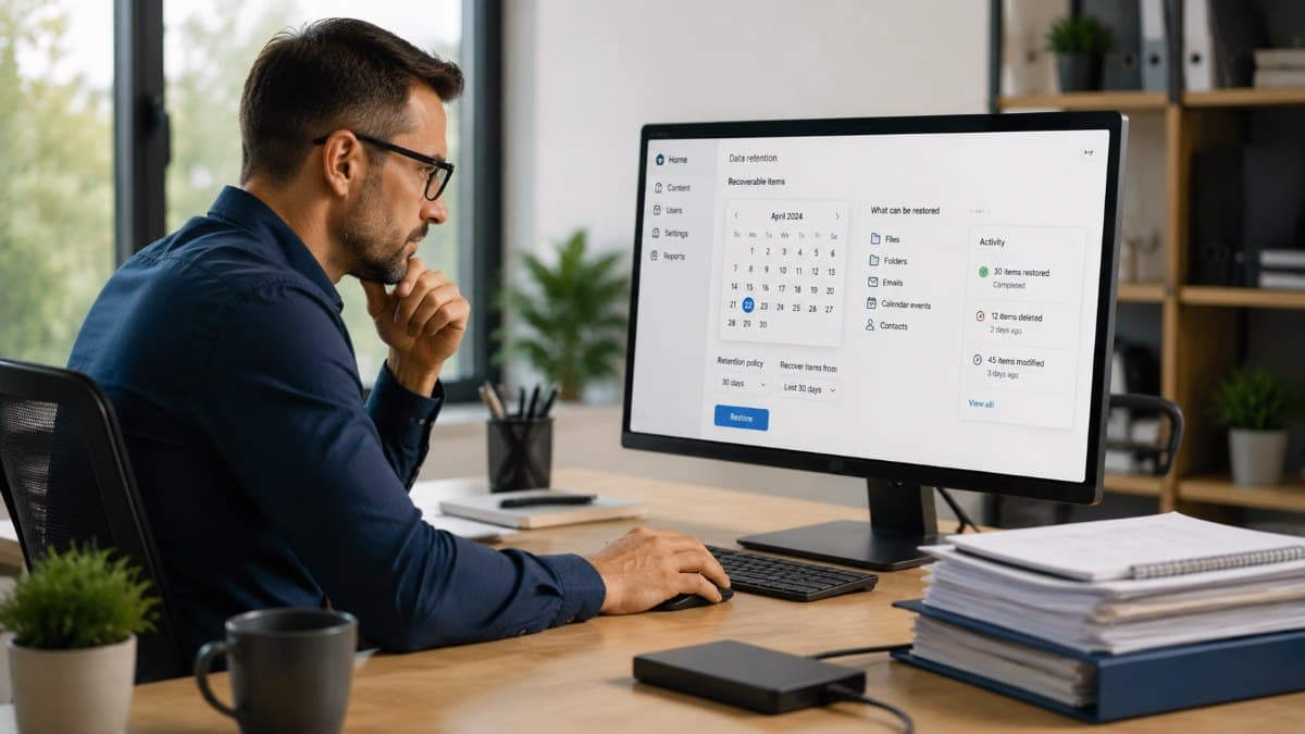 business data retention recovery process review