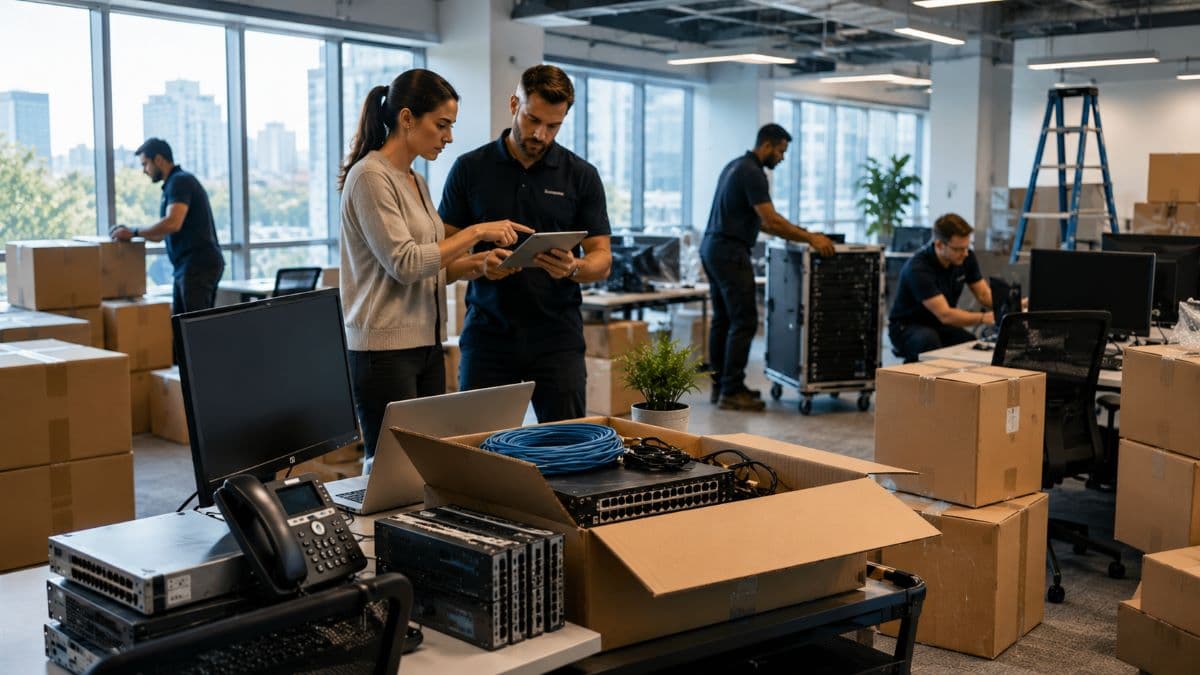 IT challenges during office relocation planning