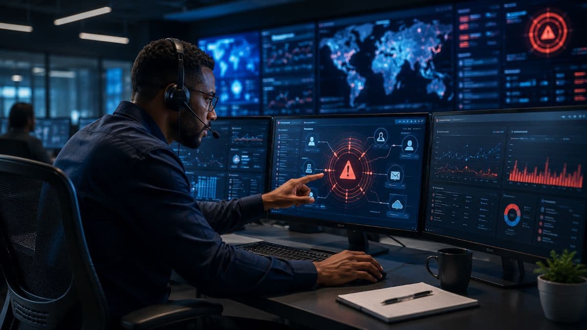 Analyst responding quickly to correlated security incidents