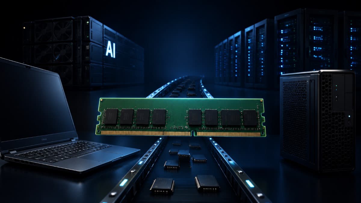 AI demand driving business RAM shortage