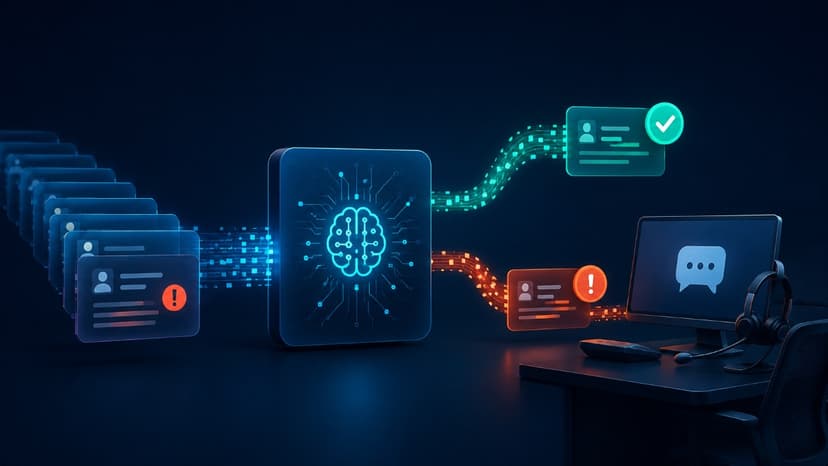 AI routing IT support tickets intelligently