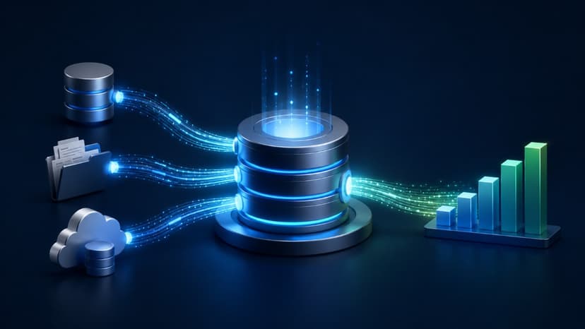Automated data sources feed centralized reporting system