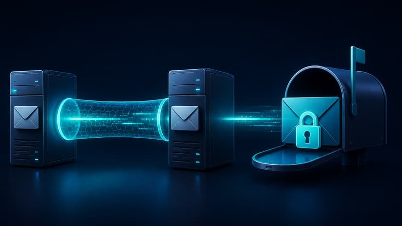 Email encryption protects transit and message content