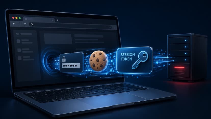 Infostealer extracting browser credentials and session tokens