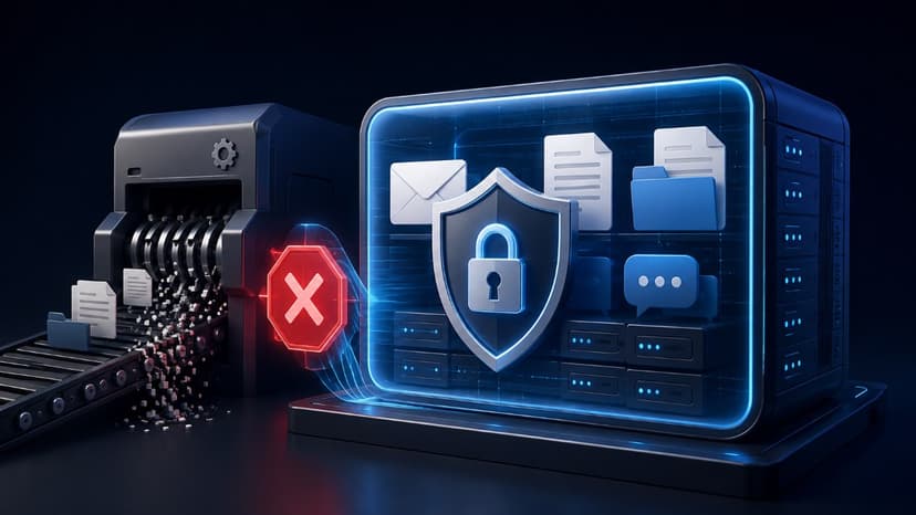 Legal hold blocks automatic data deletion