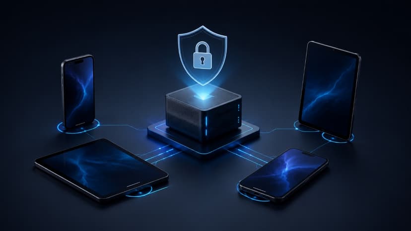 Managed mobile devices in secure IT environment