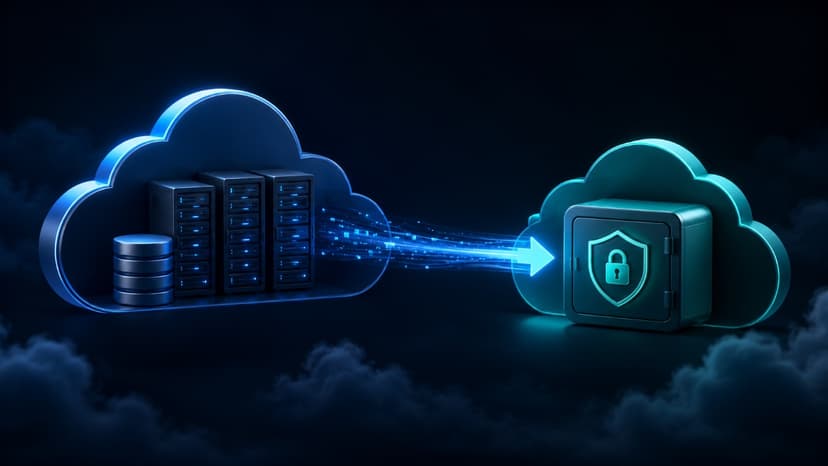 Multi-cloud backup with independent secure storage