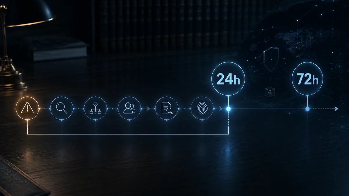 Incident response steps reaching notification deadlines