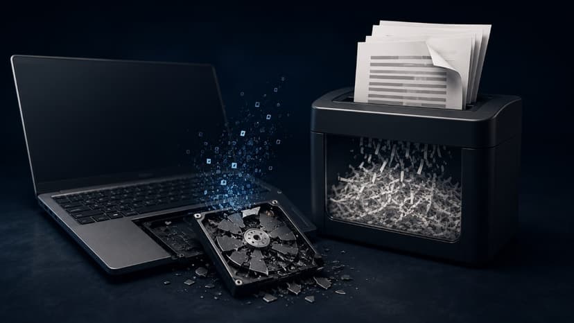 Secure disposal of devices and documents