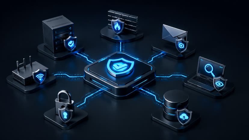 Disconnected security tools forming a scattered defense system