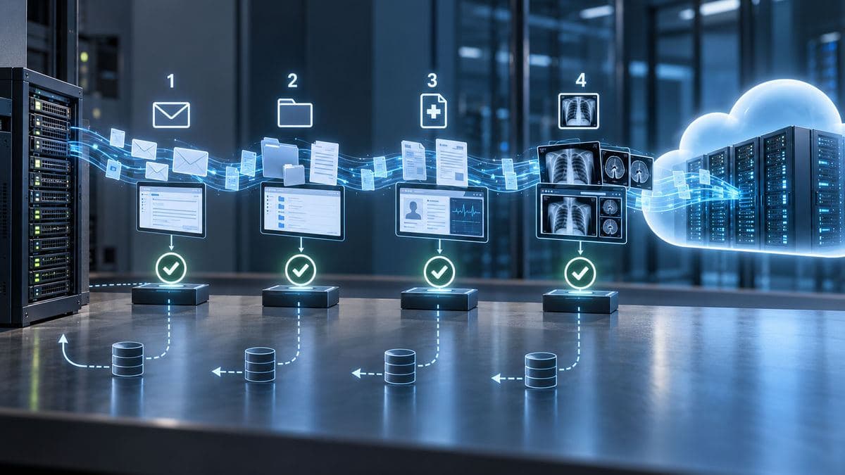 Verified data slices entering cloud