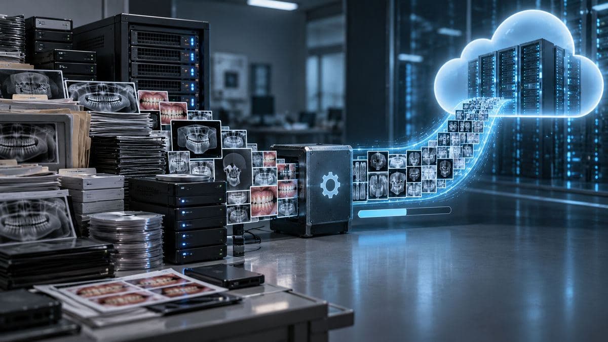 Imaging archive streaming to cloud