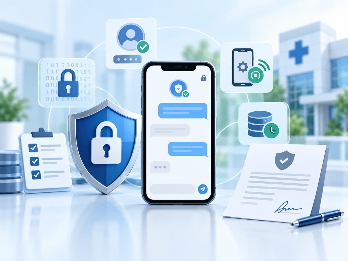 Secure texting platform safeguards with BAA