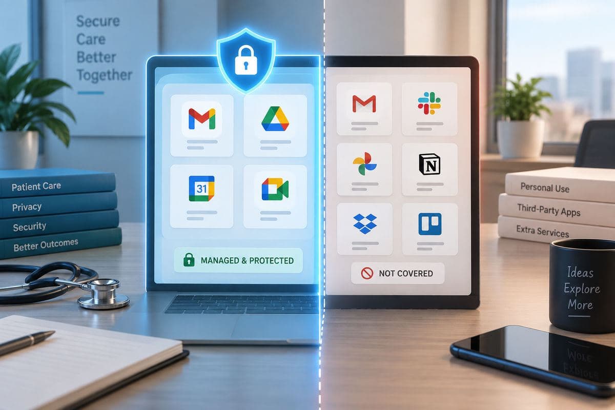Covered apps versus uncovered apps