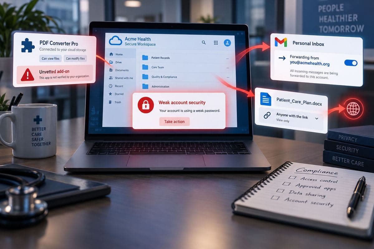 Forwarding and weak login warnings