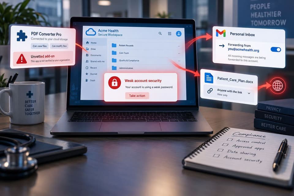 Forwarding and weak login warnings