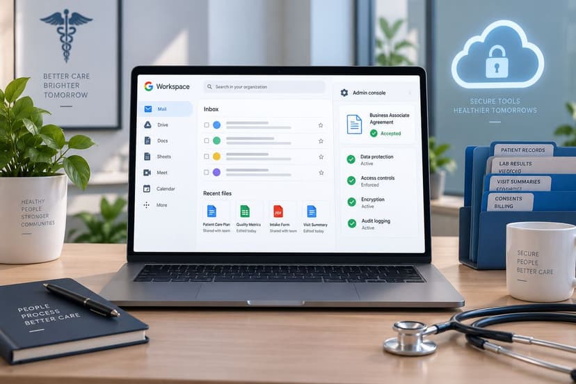 Workspace admin console with BAA