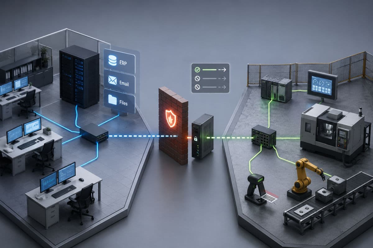 Office and production network segmentation