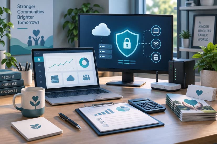 Nonprofit desk secure devices charts