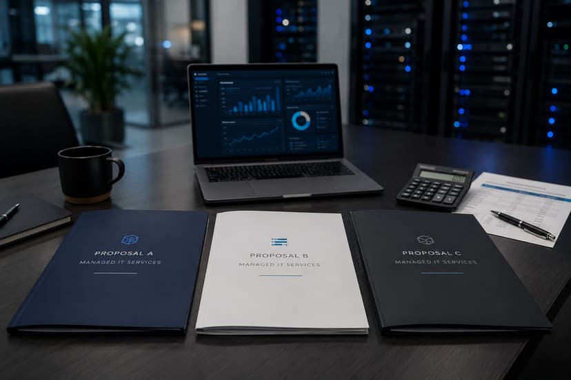 Comparing three managed IT proposals