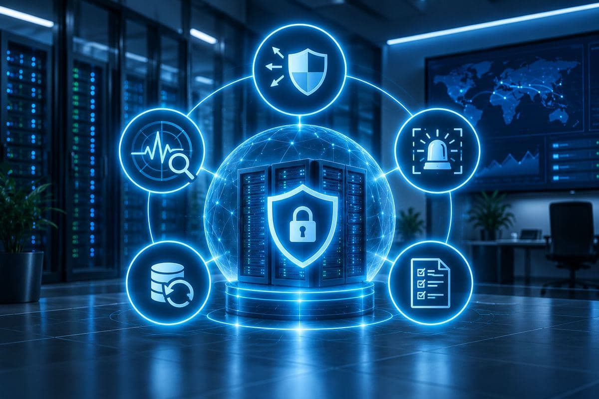 Five security functions orbit shield
