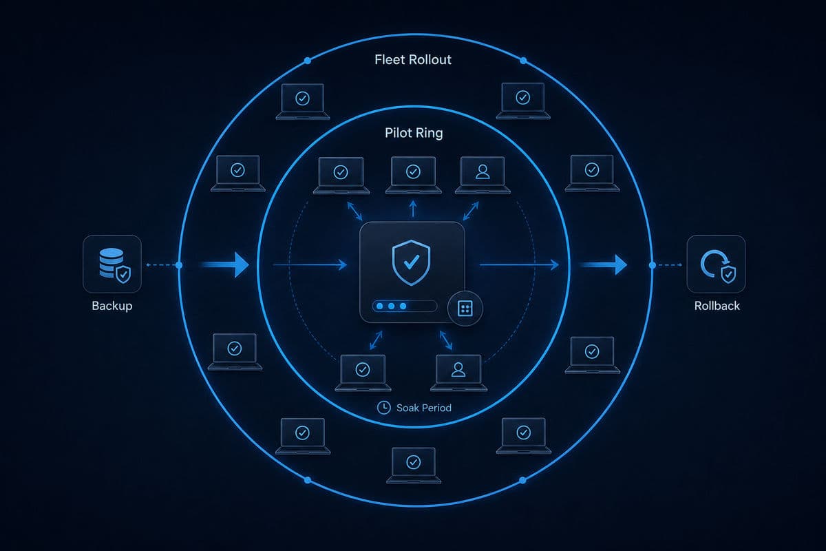 Pilot ring before fleet rollout