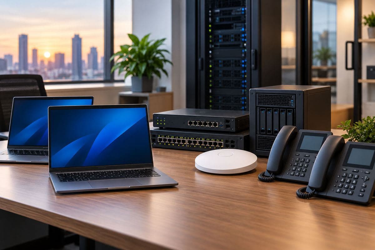 Qualifying IT equipment lineup desk
