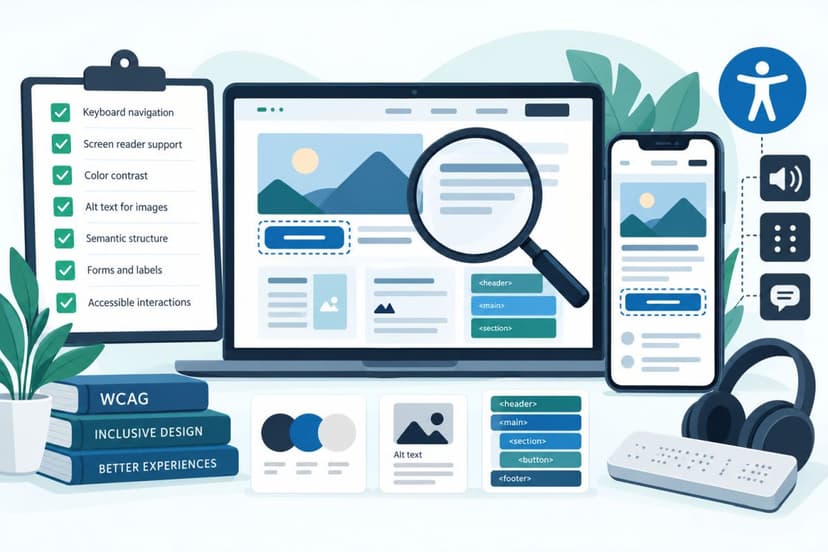 Website accessibility fundamentals checklist and tools