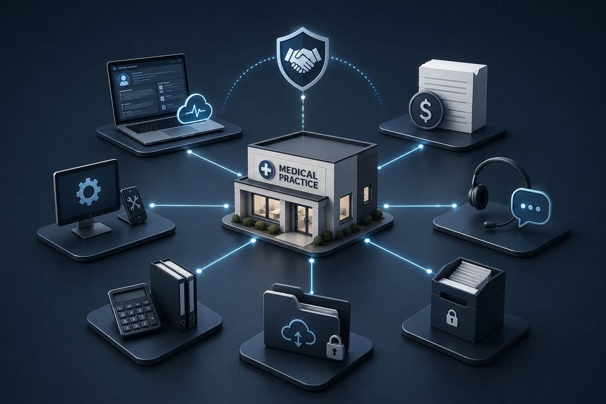 Vendors connected to medical practice