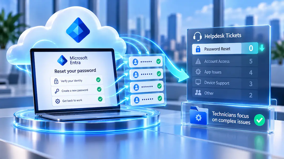 When Does SSPR Reduce Helpdesk Work?