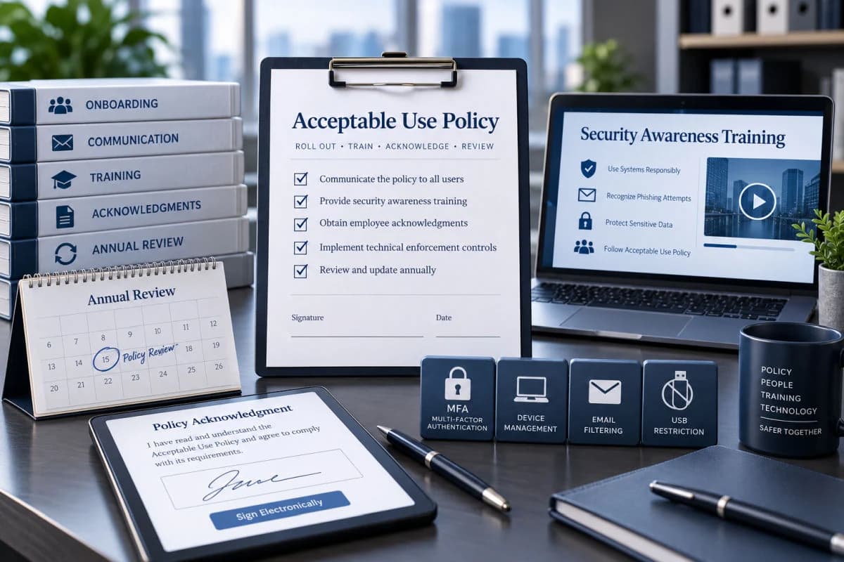 Policy rollout with training and signatures